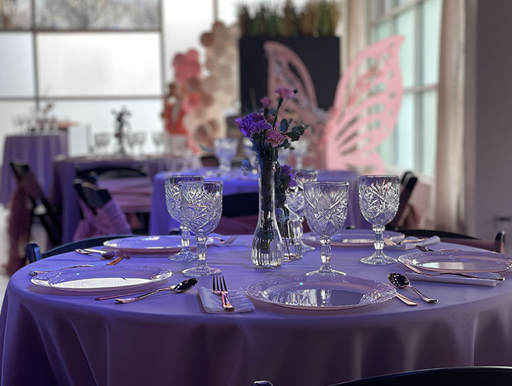 custom tables for small event venue in auburn hills michigan
